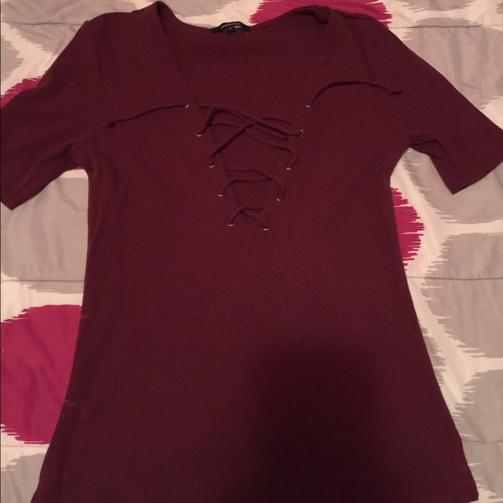Lace Up Shirt